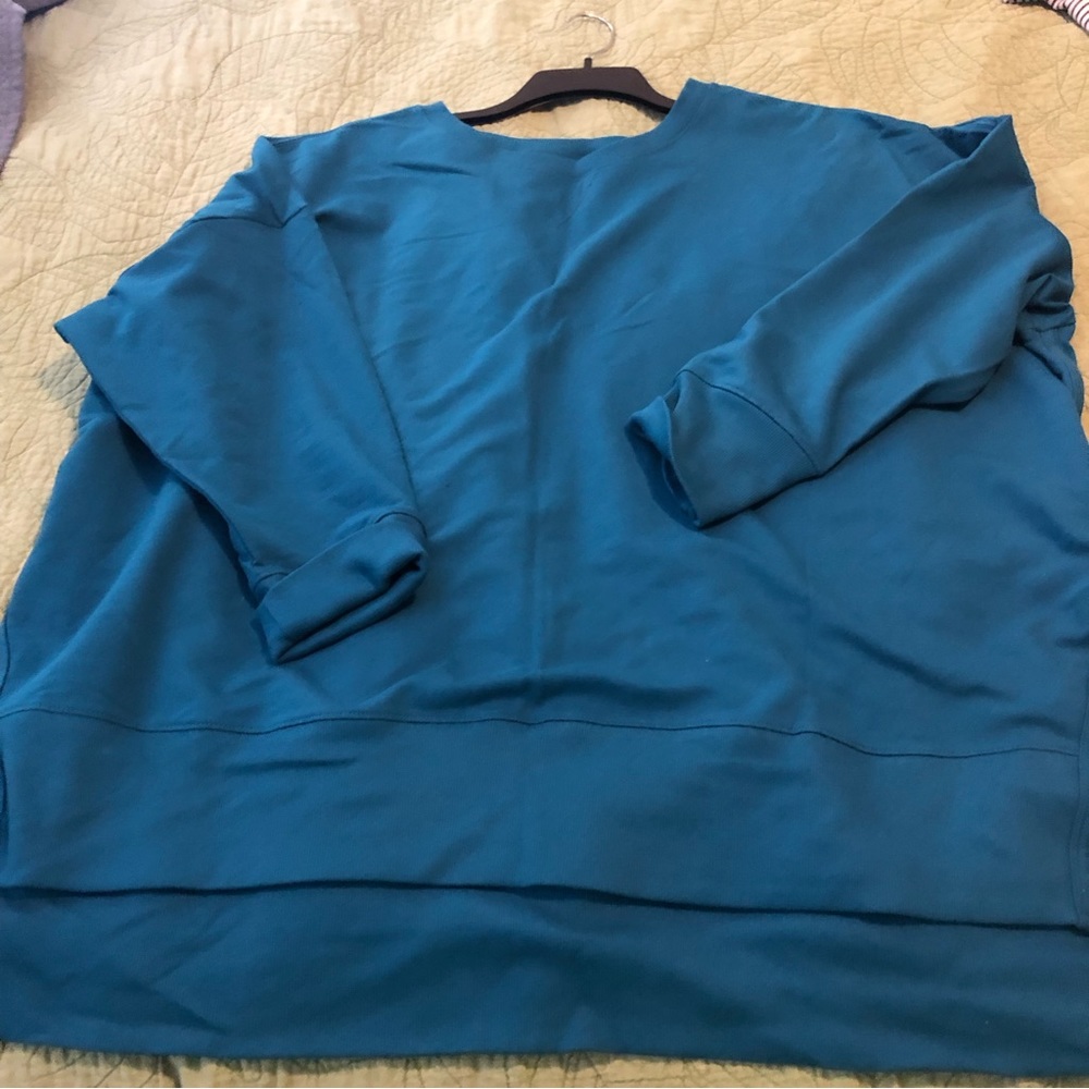 Terra & Sky marine colored sweatshirt size 4X - NWOT